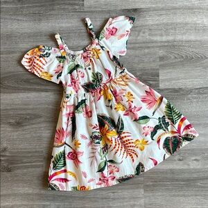 Old Navy tropical print toddler girls dress